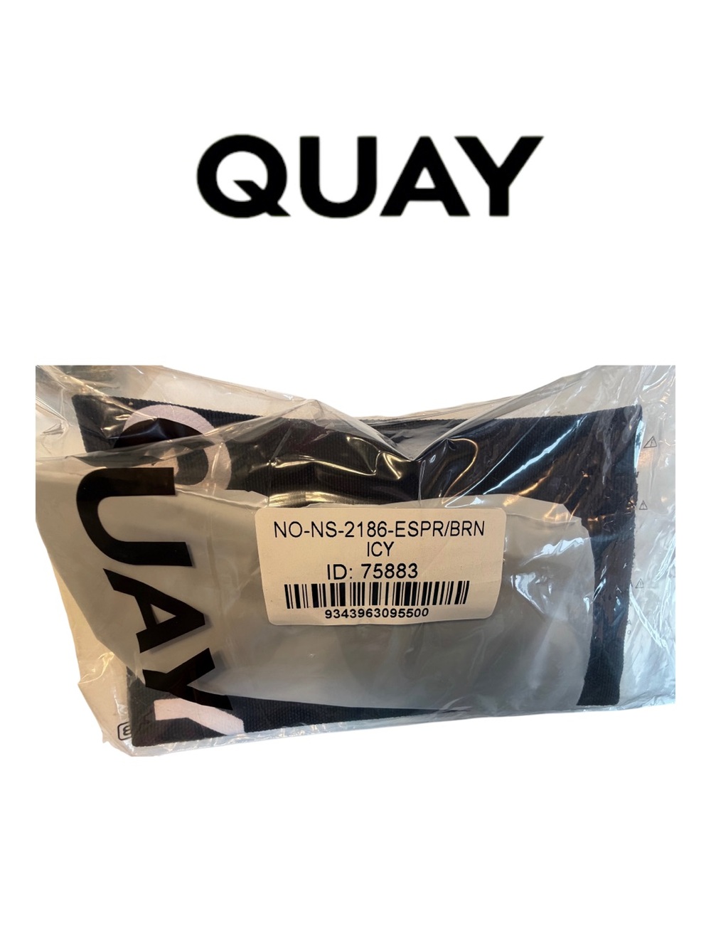 NWT Quay Australia ICY Sunglasses - Espresso Brown (Multiples Available) - Picture 2 of 4